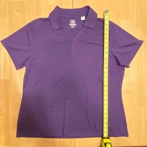 Cutter & Buck DryTek Polo Purple XXL